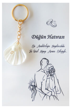 ANAHTARLIK KARTLI İSTİRİDYE İNCİLİ SEDEFLİ PK:25
