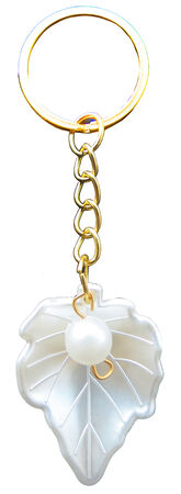 ANAHTARLIK YAPRAK İNCİLİ SEDEFLİ PK:25 KL:500