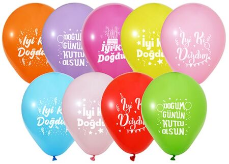 BALON İYİKİ DOĞDUN KARIŞIK PK:50 KL:28