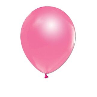 BALON METALİK DÜZ 12 İNC PEMBE PK:100 KL:50