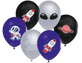 BALON ASTRONOT UZAY PASTEL PK:100 KL:50