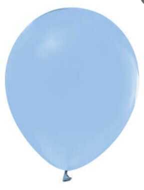 BALON DÜZ 10 İNC MAKARON MAVİ PK:100 KL:70