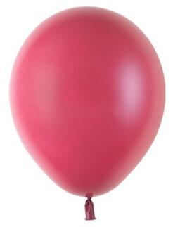 BALON DÜZ 12 İNC BORDO VİŞNE PK:100 KL:28 - Thumbnail