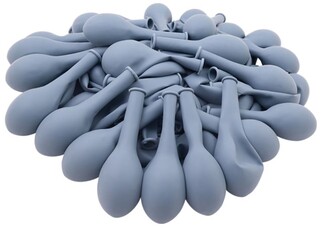 BALON DÜZ 12 İNC DUMAN MAVİSİ PK:100 KL:28 - Thumbnail