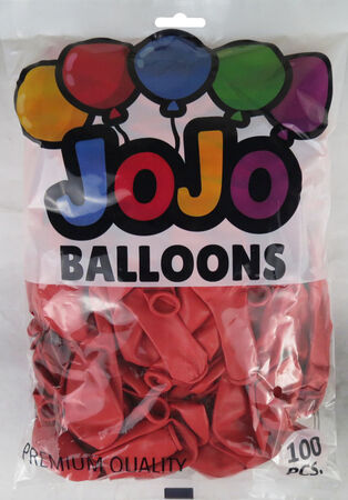 BALON DÜZ 12 İNC (JOJO BALLOONS) KIRMIZI PK:100