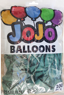 BALON DÜZ 12 İNC (JOJO BALLOONS) KOYU YEŞİL PK:100 - Thumbnail