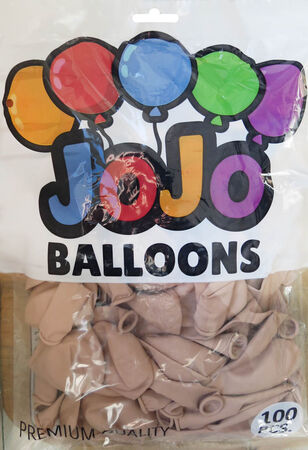 BALON DÜZ 12 İNC (JOJO BALLOONS) LATTE SÜTLÜ KAHVE