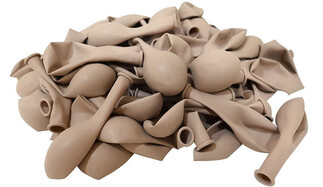 BALON DÜZ 12 İNC KUM BEJİ KREM PK:100 KL:28 - Thumbnail