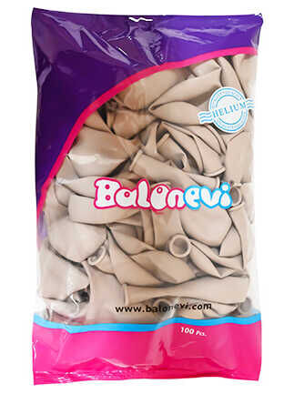 BALON DÜZ 12 İNC KUM BEJİ KREM PK:100 KL:28