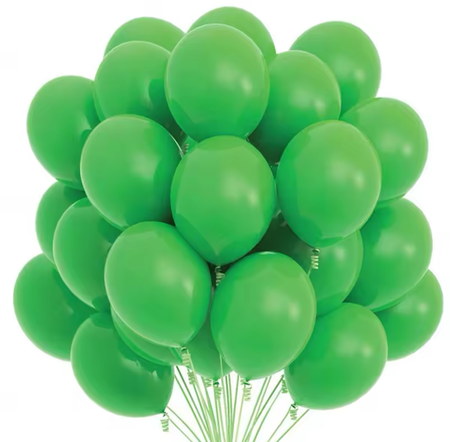 BALON DÜZ 5 İNC ÇİMEN YEŞİLİ PK:100 KL:36