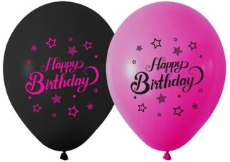 ACARSÜS, ACAR SÜS, Acar Süs - BALON HAPPY BIRTHDAY PINK STAR PK:100 KL:50