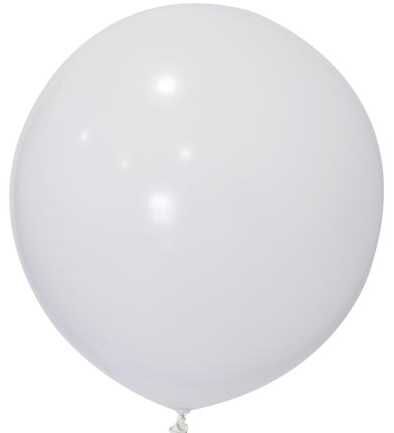 BALON JUMBO DÜZ 24 İNC BEYAZ PK:3 KL:48