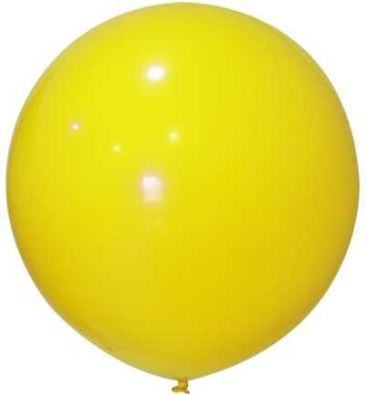 BALON JUMBO DÜZ 24 İNC SARI PK:3 KL:48