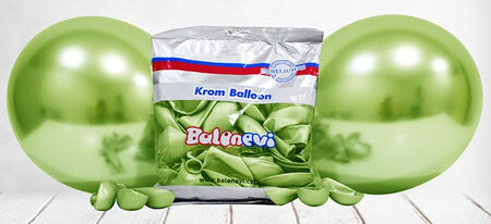 BALON KROM PARLAK 10 İNC AÇIK YEŞİL PK:50 KL:35