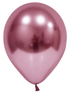 ACARSÜS, ACAR SÜS, Acar Süs - BALON KROM PARLAK 5 İNC PEMBE PK:100 KL:36