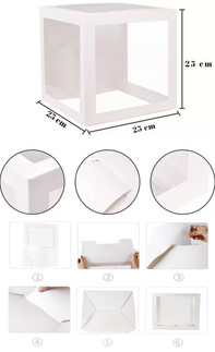 BALON KUTUSU VE YAZI SETİ PK:4 SET KL:100 - Thumbnail