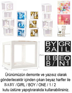BALON KUTUSU VE YAZI SETİ PK:4 SET KL:100 - Thumbnail