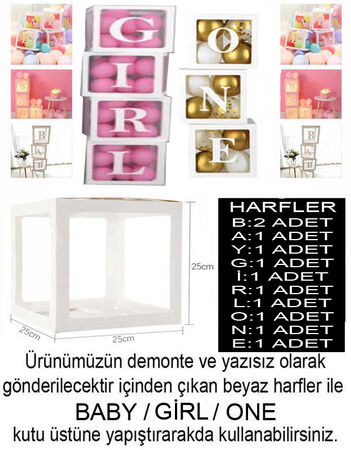 BALON KUTUSU VE YAZI SETİ PK:4 SET KL:100