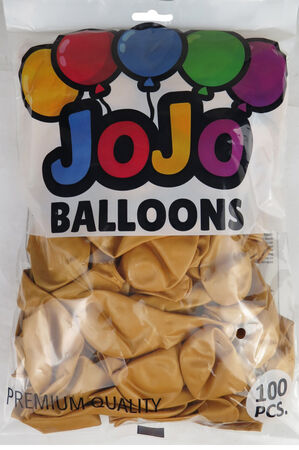 BALON METALİK 12 İNC (JOJO BALLOONS) ALTIN PK:100