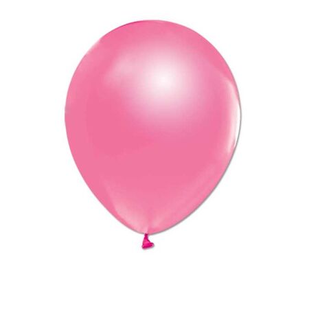 BALON METALİK DÜZ 10 İNC PEMBE PK:100 KL:70