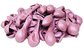 BALON METALİK DÜZ 12 İNC GÜL KURUSU PK:100 KL:28 - Thumbnail