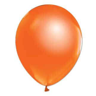 ACARSÜS, ACAR SÜS, Acar Süs - BALON METALİK DÜZ 5 İNC TURUNCU PK:100 KL:36