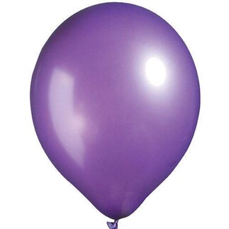 ACARSÜS, ACAR SÜS, Acar Süs - BALON METALİK DÜZ 5 İNC (VİOLET) MOR PK:100 KL:36
