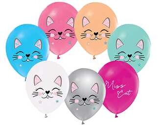 ACARSÜS, ACAR SÜS, Acar Süs - BALON MISS CAT PASTEL PK:100 KL:50