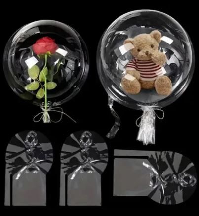 BALON ŞEFFAF (BOBO) ÇİFT AĞIZLI 30 İNC PK:1