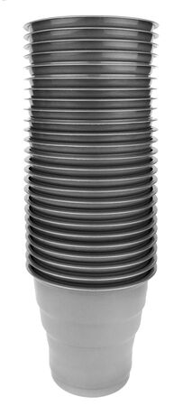 BARDAK POLİPROPİLEN 200 CC GÜMÜŞ PK:25 KL:20