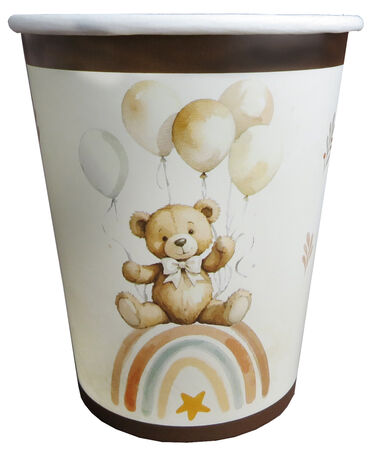 BARDAK AYICIK RETRO KARTON 240 GR 8 OZ PK:8 KL:300