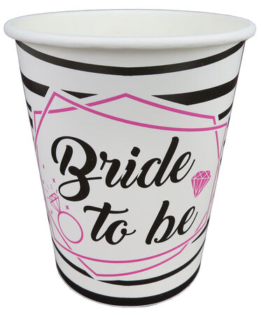 BARDAK KARTON BRIDE TO BE 8 OZ PK:8 BARDAK KARTON BRIDE TO BE 8 OZ PK:8