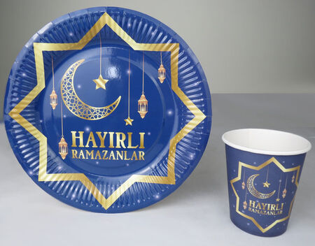 BARDAK KARTON HAYIRLI RAMAZANLAR 8 OZ PK:8 KL300