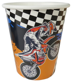 BARDAK KARTON MOTOCROSS 8OZ PK:8 KL:300 - Thumbnail