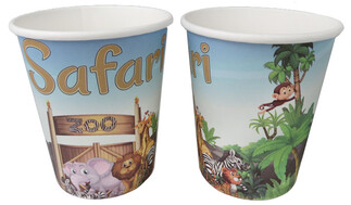 ACARSÜS, ACAR SÜS, Acar Süs - BARDAK KARTON SAFARİ ZOO 8 OZ PK:8 KL:300