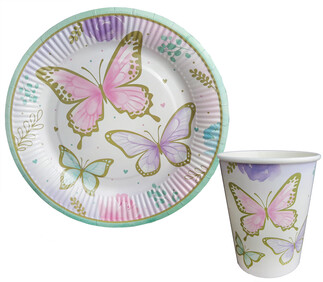 BARDAK KELEBEKLER KARTON 240 GR 8 OZ PK:8 - Thumbnail