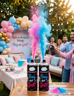 CİNSİYET BELİRLEME SPREY MAVİ PK:400 ML KL:24 - Thumbnail