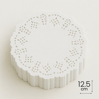 ACARSÜS, ACAR SÜS, Acar Süs - DANTEL KAĞIT BARDAK VE PASTA ALTLIĞI 12,5CM PK100 