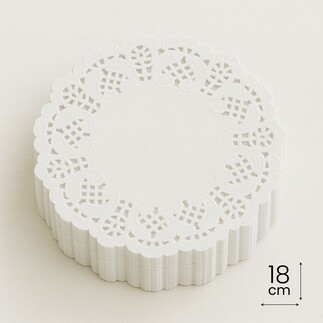 ACARSÜS, ACAR SÜS, Acar Süs - DANTEL KAĞIT PASTA ALTLIĞI 18 CM PK:100 KL:96