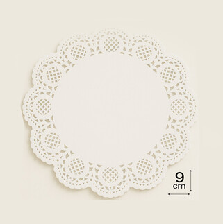 ACARSÜS, ACAR SÜS, Acar Süs - DANTEL KAĞIT BARDAK VE PASTA ALTLIĞI 9 CM PK:100 
