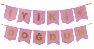 ACARSÜS, ACAR SÜS, Acar Süs - FLAMA İYİKİ DOĞDUN SET PEMBE PK:1-KL:300