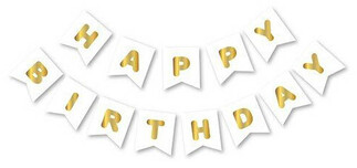 ACARSÜS, ACAR SÜS, Acar Süs - FLAMA HAPPY BIRTHDAY SET BEYAZ PK:1 KL:300