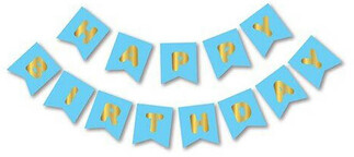 ACARSÜS, ACAR SÜS, Acar Süs - FLAMA HAPPY BIRTHDAY SET MAVİ PK:1 KL:300