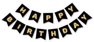 ACARSÜS, ACAR SÜS, Acar Süs - FLAMA HAPPY BIRTHDAY SET SİYAH PK:1 KL:300