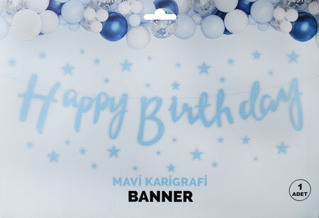 FLAMA HAPPY BRITHDAY MAVİ PK:1 KL:300