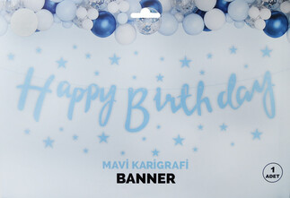 ACARSÜS, ACAR SÜS, Acar Süs - FLAMA HAPPY BRITHDAY MAVİ PK:1 KL:300