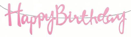 FLAMA HAPPY BRITHDAY PEMBE PK:1 KL:300