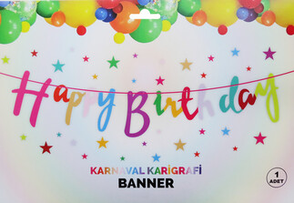 ACARSÜS, ACAR SÜS, Acar Süs - FLAMA HAPPY BRITHDAY RENGARENK PK:1 KL:300