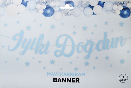 FLAMA İYİKİ DOĞDUN MAVİ PK:1 KL:300