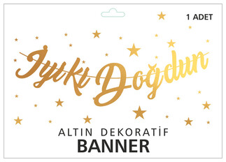 ACARSÜS, ACAR SÜS, Acar Süs - FLAMA İYİKİ DOĞDUN METALİZE ALTIN PK:1 KL:300